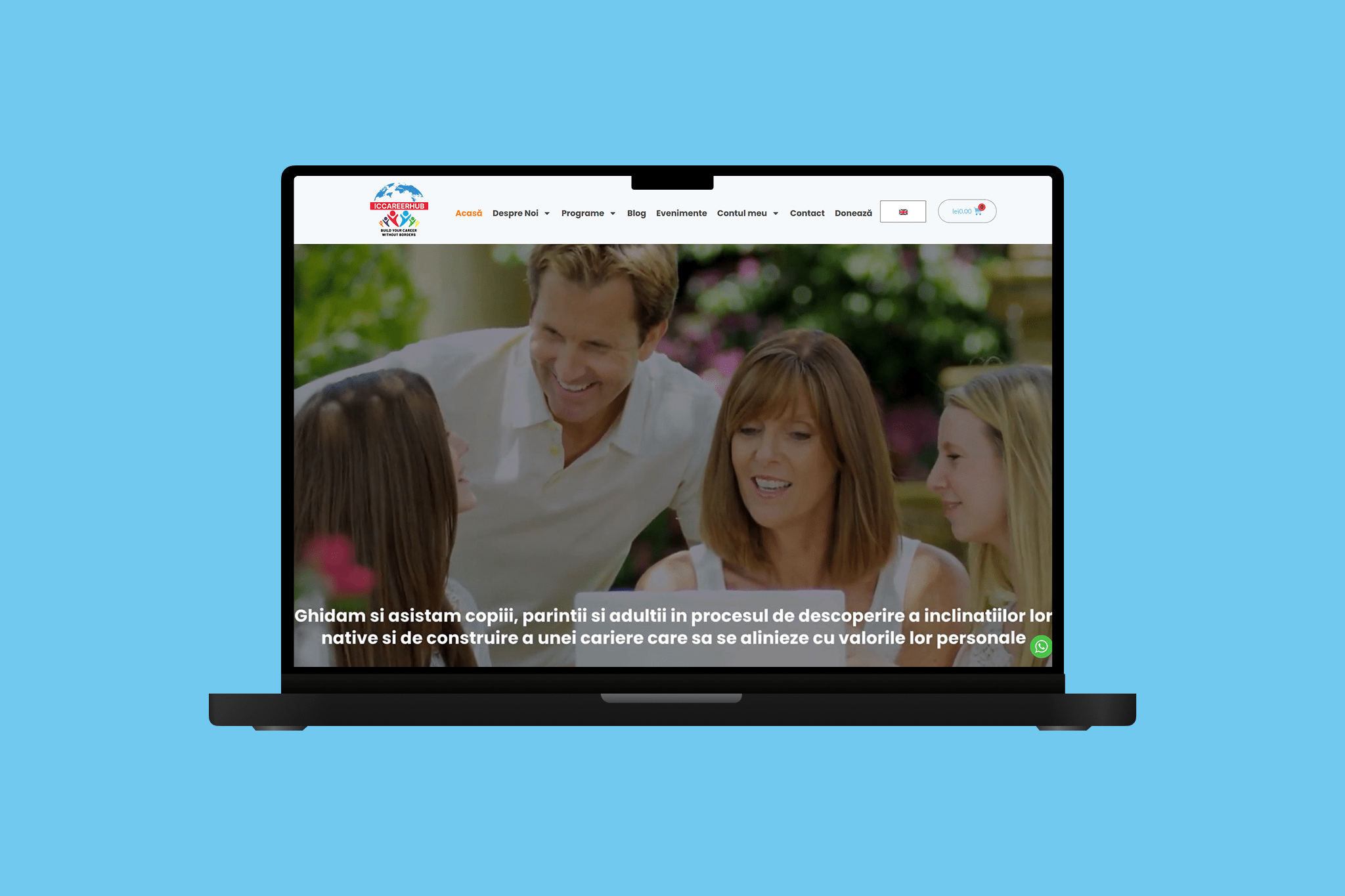 ICCareerHub — platformă educațională custom cu plăți și mentorat